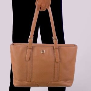 Tory Burch Bag Landon Satchel Tan
